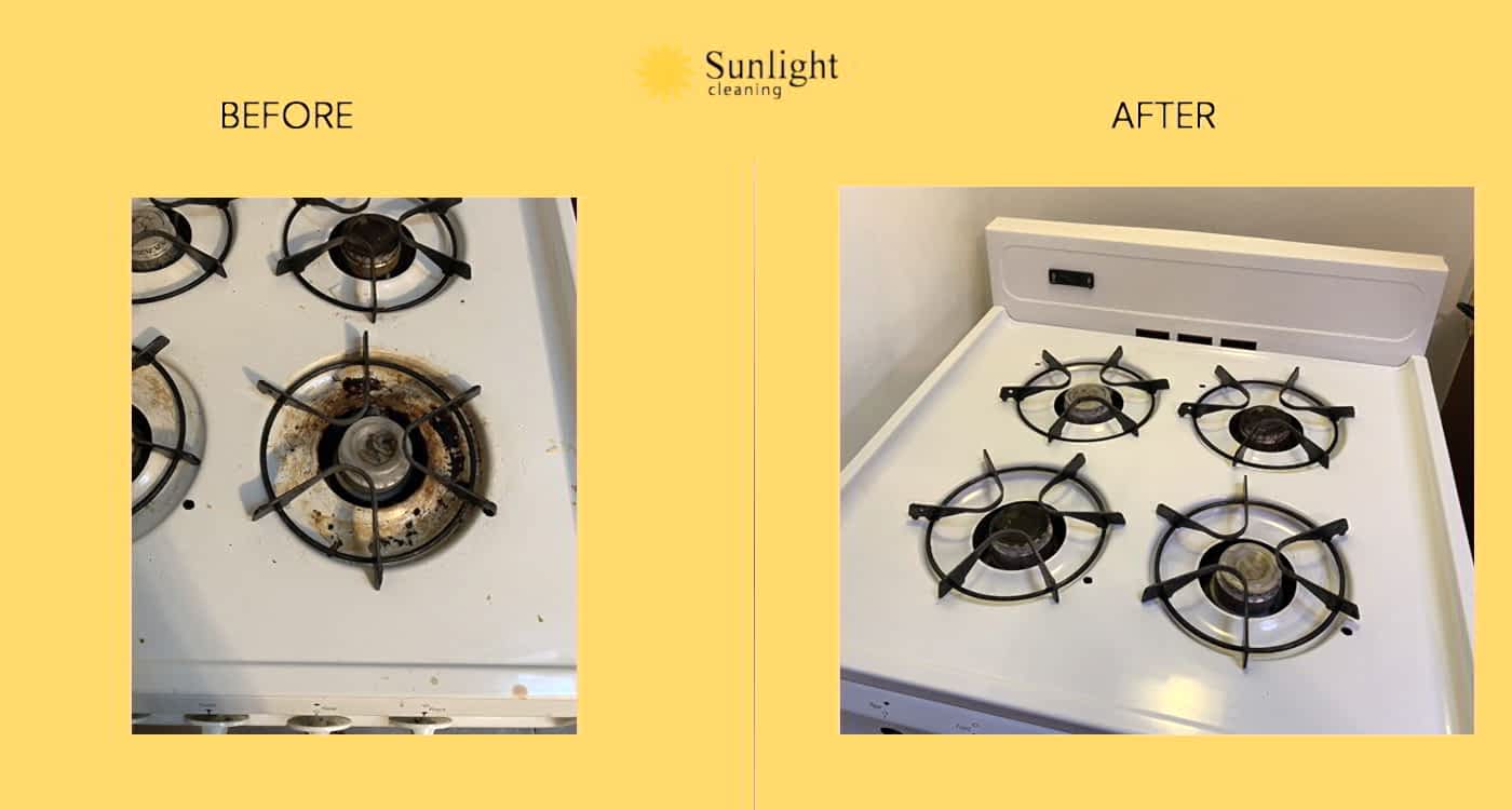 sunlight cleaning service before afterwork example series