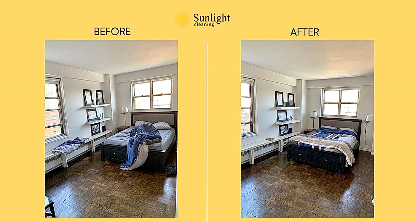 sunlight cleaning before and after work #8
