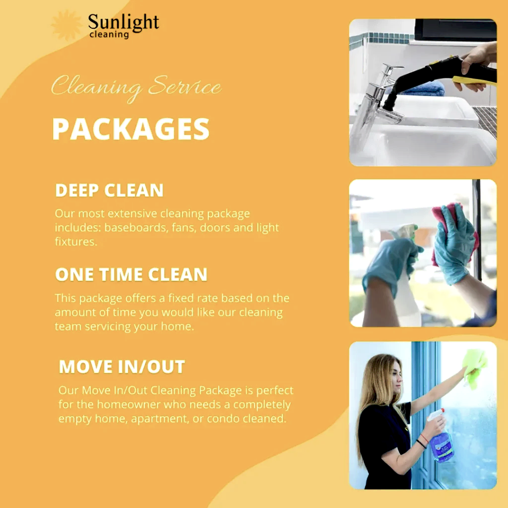 Packages - Deep Clean - One time and Move in out