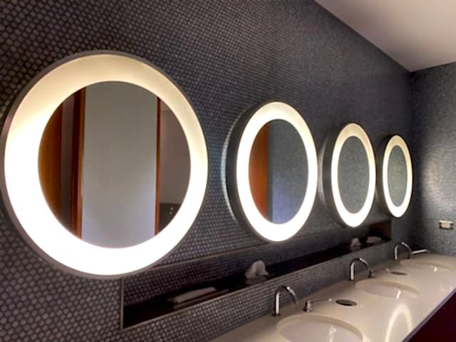 cleaned restroom